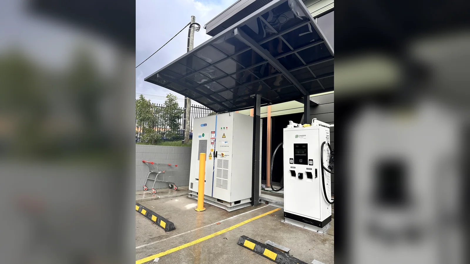 Phoenix Sports Centre battery storage and DC fast charging equipment